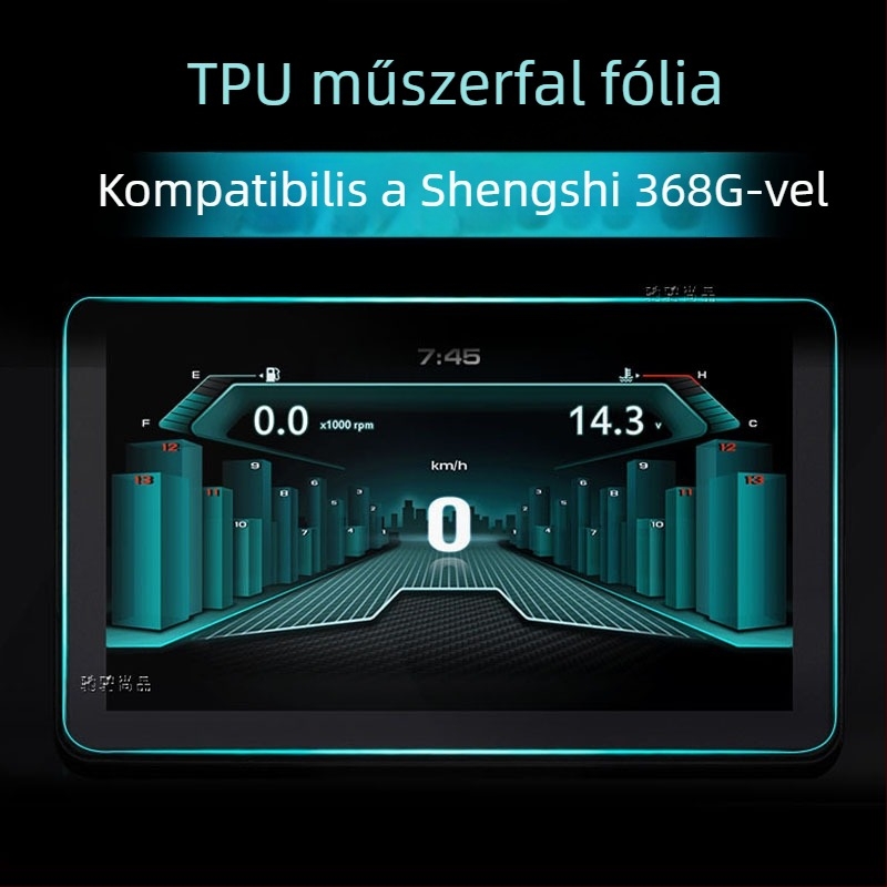 TPU műszerfal-védőfilm Shengshi 368G motorkerékpárhoz, karcolásálló, vízálló, HD minőség