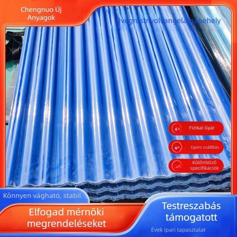 Világítópanel átlátszó műanyagból, kültéri használatra, víz-hullám textúra, szigetelés, erkély esővédelme