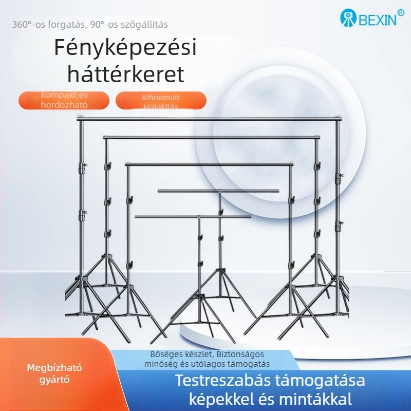 Háttértartó – Fém (Márka: JS; Ruhafotózásra)