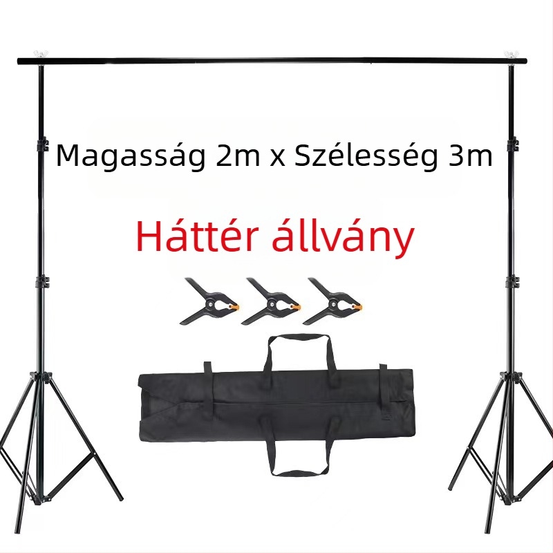 Háttértartó – Fém (Márka: JS; Ruhafotózásra)
