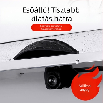 Universális esővédő a hátsó kamerához elektromos járműveken, autóalkatrészek és módosítási kiegészítők