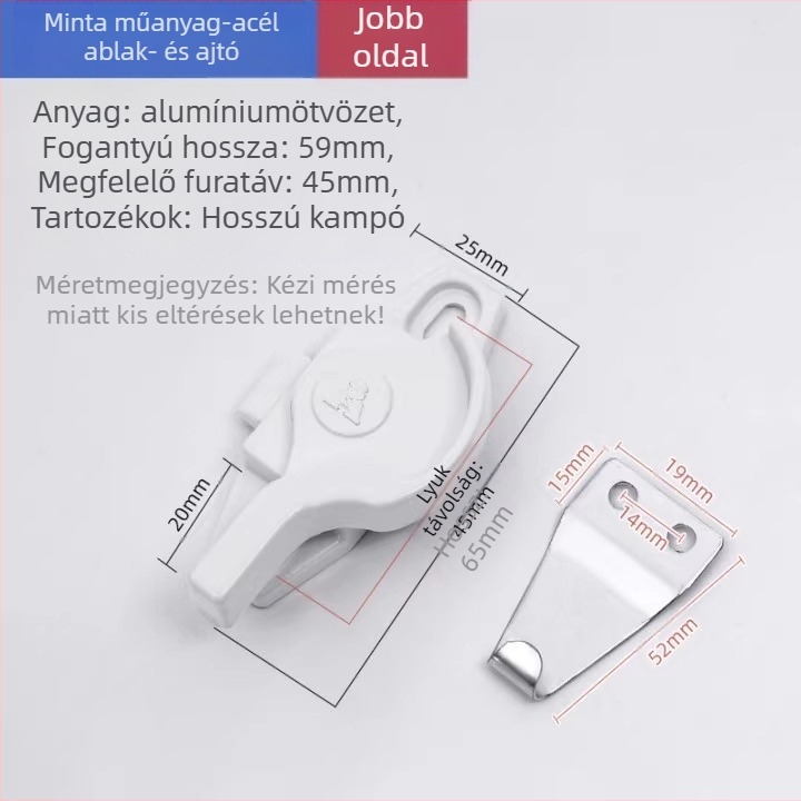 Crescent lock — modell Z5LW9_1637382257207; anyag: rozsdamentes acél; márka: The First Force; stílus: modern és minimalist; univerzális használatra.