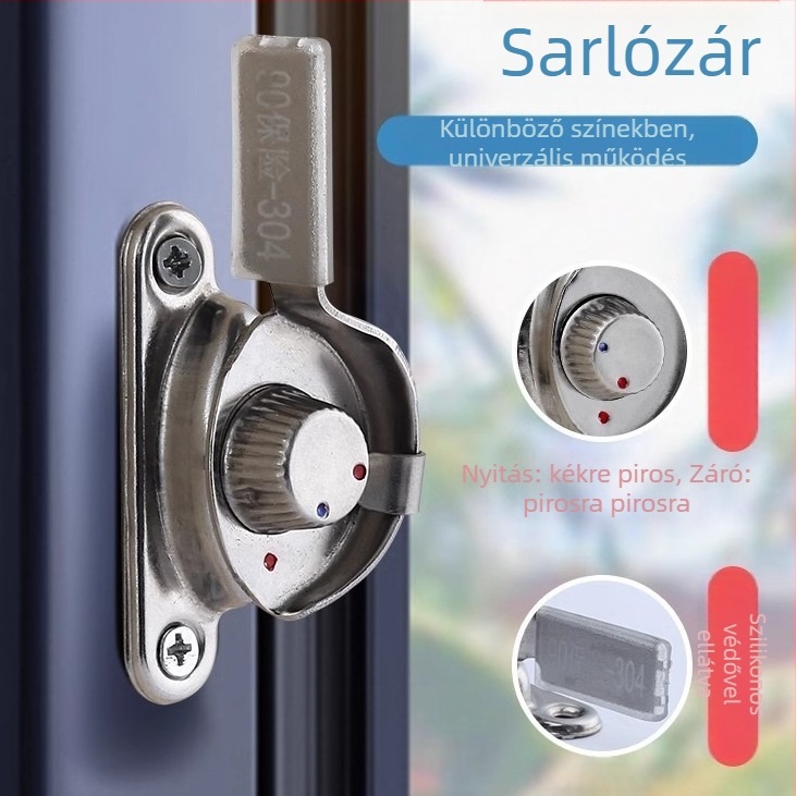 Crescent lock — modell Z5LW9_1637382257207; anyag: rozsdamentes acél; márka: The First Force; stílus: modern és minimalist; univerzális használatra.