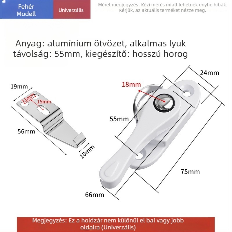 Crescent lock — modell Z5LW9_1637382257207; anyag: rozsdamentes acél; márka: The First Force; stílus: modern és minimalist; univerzális használatra.