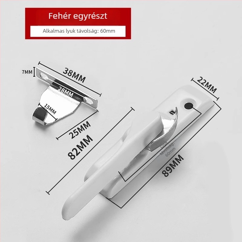 Crescent lock — modell Z5LW9_1637382257207; anyag: rozsdamentes acél; márka: The First Force; stílus: modern és minimalist; univerzális használatra.