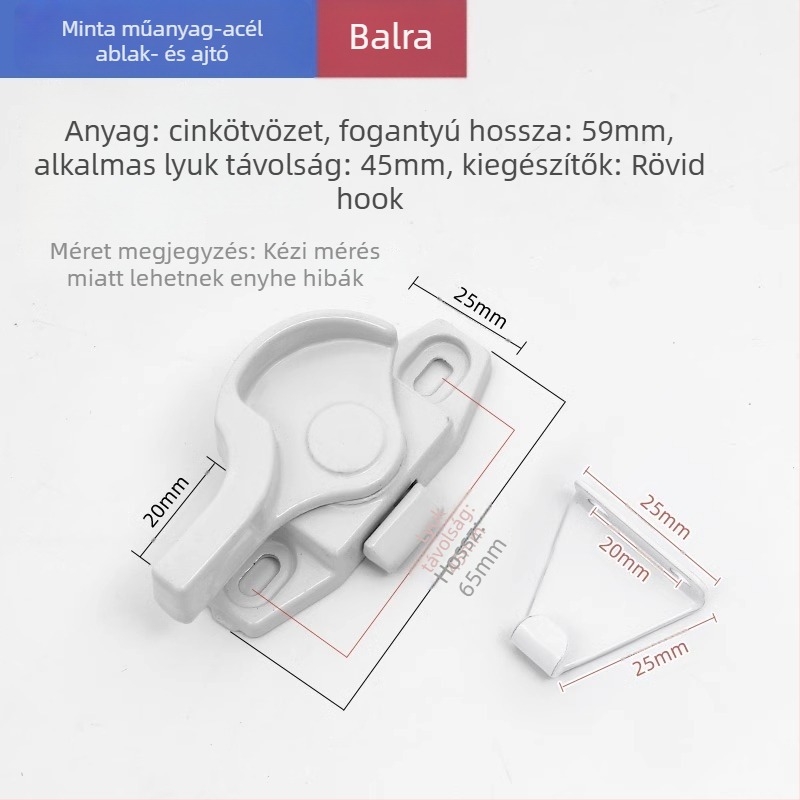 Crescent lock — modell Z5LW9_1637382257207; anyag: rozsdamentes acél; márka: The First Force; stílus: modern és minimalist; univerzális használatra.