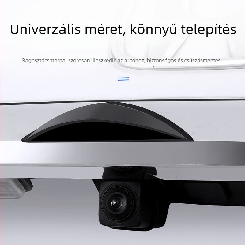 Szilikon univerzális hátsó kamera esővédő burkolat járművekhez logónyomtatással