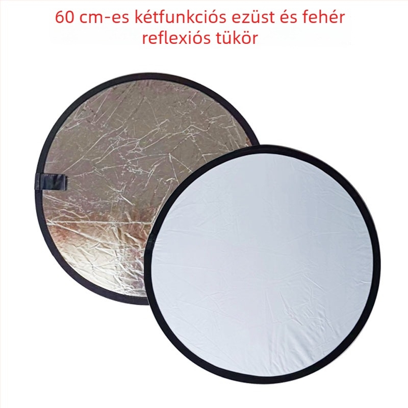 Kétoldalas összecsukható fotóreflektor, ideális termékfotózáshoz (Típus: Fotóreflektor; Márka: YFwryx; Anyagok: Poliészter, Poliészter-pamut; Alkalmazások: Termékfotózás)