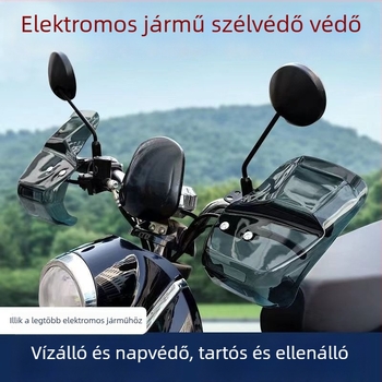 Elektromos jármű karvédő szélvédővel, kormányhosszabbítással, vízálló kesztyűvel és napvédő funkcióval