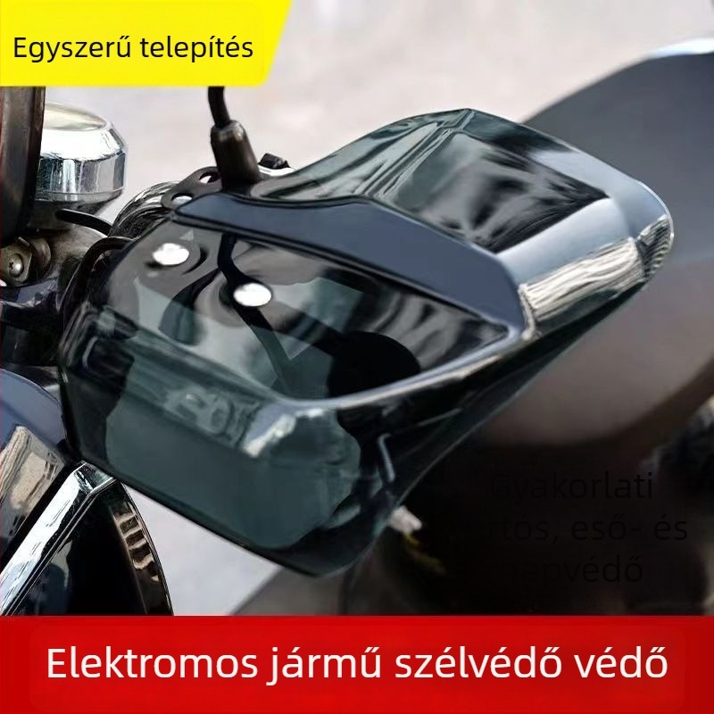 Elektromos jármű karvédő szélvédővel, kormányhosszabbítással, vízálló kesztyűvel és napvédő funkcióval