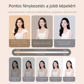 Yongeer W20B professzionális fotózási fény, önálló áramforrással és állítható fényerővel