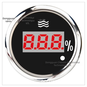 CXIN CX6035 LED vízszint mérő intelligens riasztással, 12/24V, 316-os rozsdamentes acél, hajók számára