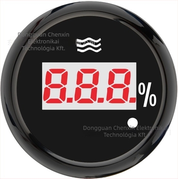 CXIN CX6035 LED vízszint mérő intelligens riasztással, 12/24V, 316-os rozsdamentes acél, hajók számára