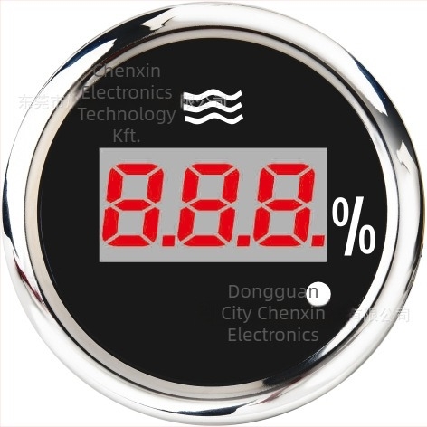 CXIN CX6035 LED vízszint mérő intelligens riasztással, 12/24V, 316-os rozsdamentes acél, hajók számára