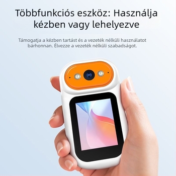 Okos bébiszitter kamera beltéri használatra, 1080p, 4 mm objektív, hatótáv 10–30 m, vezérlés mobilalkalmazással, Android és iOS kompatibilis