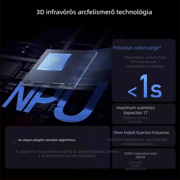 K9 okos ajtózár ujjlenyomat- és arcfelismeréssel, jelszó és távoli feloldás – 100 ujjlenyomat tárolva; >100000 nyitási ciklus; szkennelés <0,2 s; videó interkom