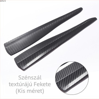 TM PVC lökhárító védőcsík, univerzális autókhoz, ütközés elleni védelem, 2 darab