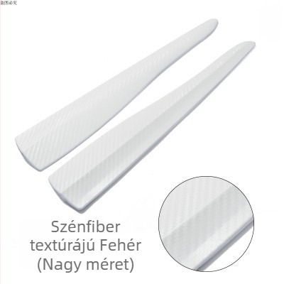 TM PVC lökhárító védőcsík, univerzális autókhoz, ütközés elleni védelem, 2 darab