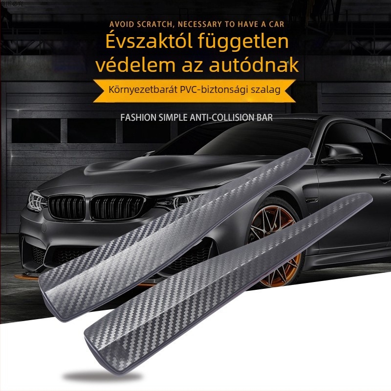 TM PVC lökhárító védőcsík, univerzális autókhoz, ütközés elleni védelem, 2 darab