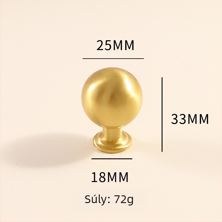 Latun szekrényajtó fogantyú - könnyed luxus stílus, CNC-megmunkálás, rúdalakú forma, moduláris szerelés