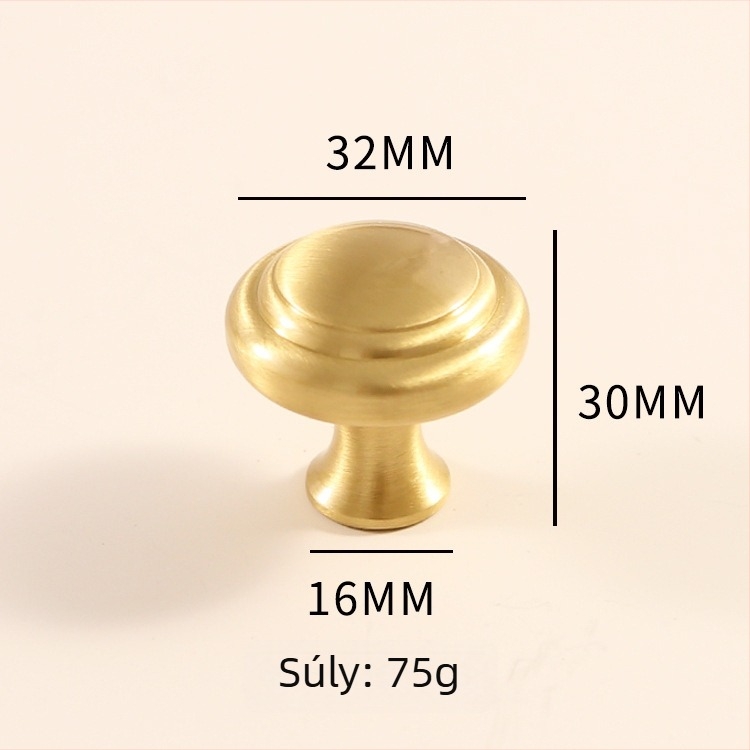 Latun szekrényajtó fogantyú - könnyed luxus stílus, CNC-megmunkálás, rúdalakú forma, moduláris szerelés