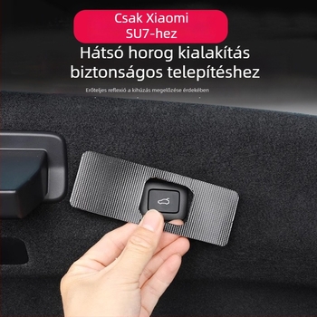 ANGTOO reflexiós figyelmeztető matrica Xiaomi SU7 elektromos hátsó ajtóhoz, 3D ragasztós matrica, ne húzza kézzel.