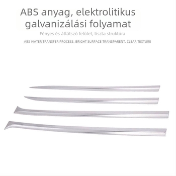 ABS karosszériadekorációs szalag Toyota Alfa/Wilfa (2015-2023) – ajtó és küszöb védelem