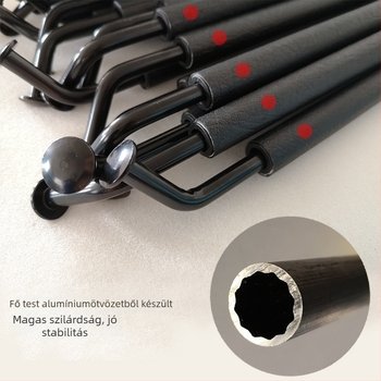 dascni alumínium ötvözetből készült ruhászalag-tartó autóba PU bevonattal, modell New Defender 110 belső kiegészítő