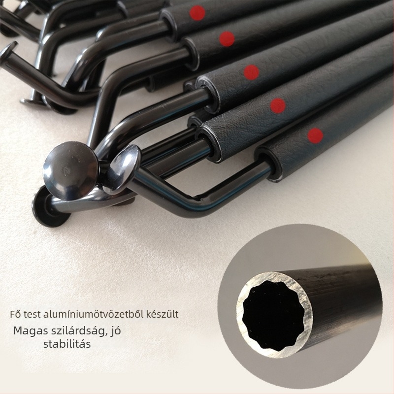 dascni alumínium ötvözetből készült ruhászalag-tartó autóba PU bevonattal, modell New Defender 110 belső kiegészítő