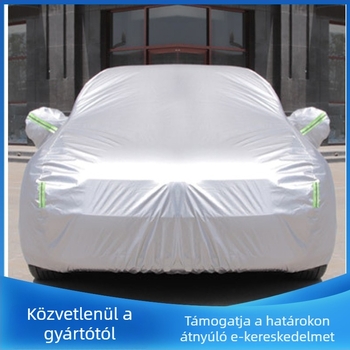 190T autófedél teljes lefedéssel, UV védelem, esőálló, hőszigetelés, Oxford anyag, porvédő