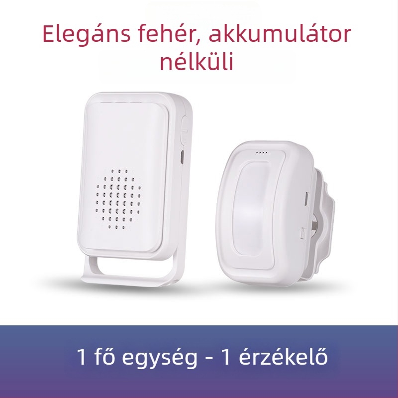 IR-szenzoros ajtócsengő, vezeték nélküli, tápellátás: akkumulátor/USB, 3.6V, 30 dallam, modell 20RPro3