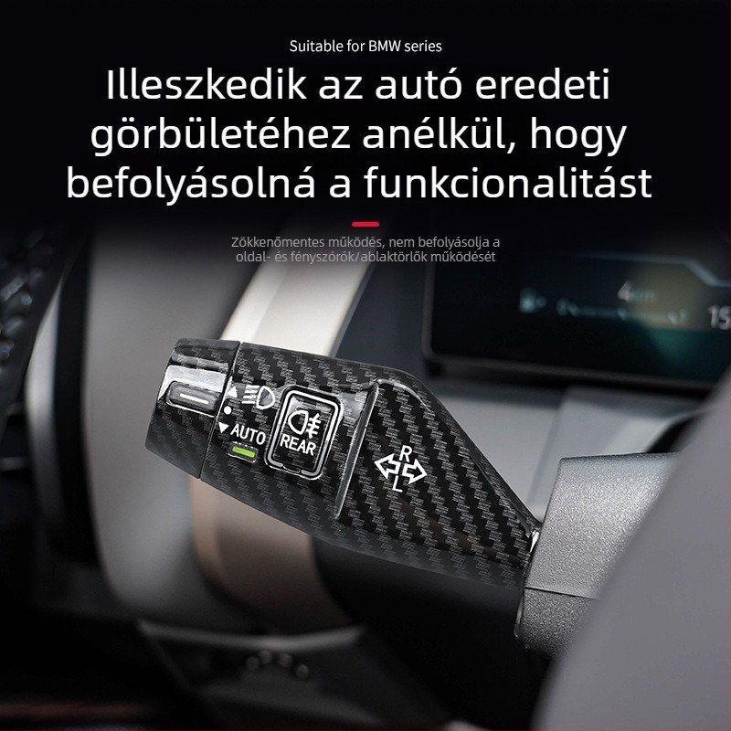 BMW X3 Belső dekoratív fedél a kormánykerékre: irányjelző és ablaktörlő kapcsoló paddle, ABS, pattintós szerelés