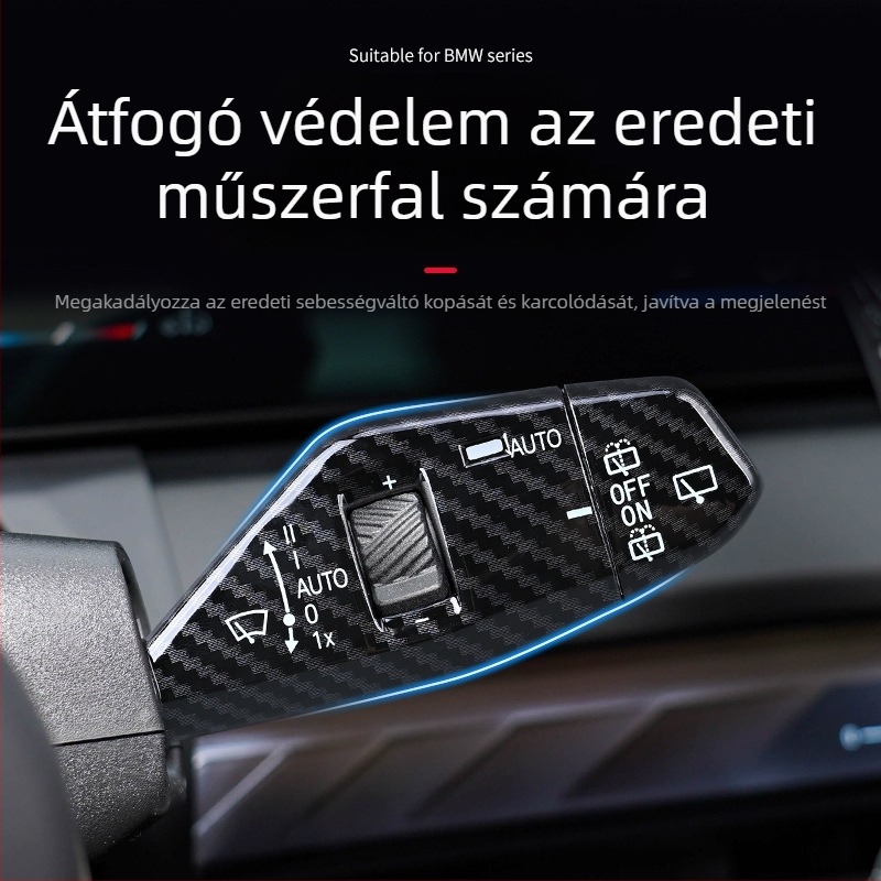 BMW X3 Belső dekoratív fedél a kormánykerékre: irányjelző és ablaktörlő kapcsoló paddle, ABS, pattintós szerelés