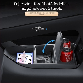 Geely Galaxy E5 Szilikon tároló doboz a középső konzol alatt, vízálló autó belső kiegészítő