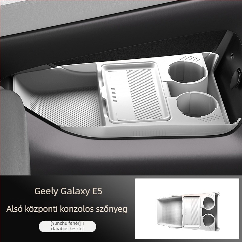 Geely Galaxy E5 Szilikon tároló doboz a középső konzol alatt, vízálló autó belső kiegészítő