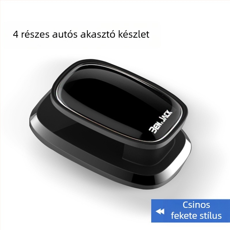 Autóülés hátsó támla kampók — ABS anyag, ragasztóval rögzített belső kampók, modell YH-L1645, használható az autó ablakához, középkonzolhoz és belső panelhez