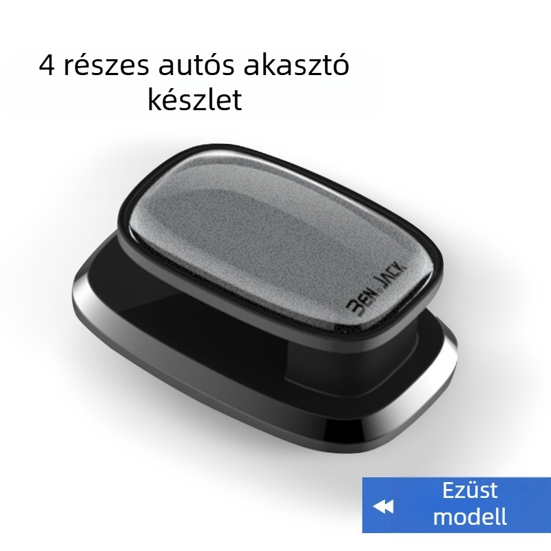 Autóülés hátsó támla kampók — ABS anyag, ragasztóval rögzített belső kampók, modell YH-L1645, használható az autó ablakához, középkonzolhoz és belső panelhez