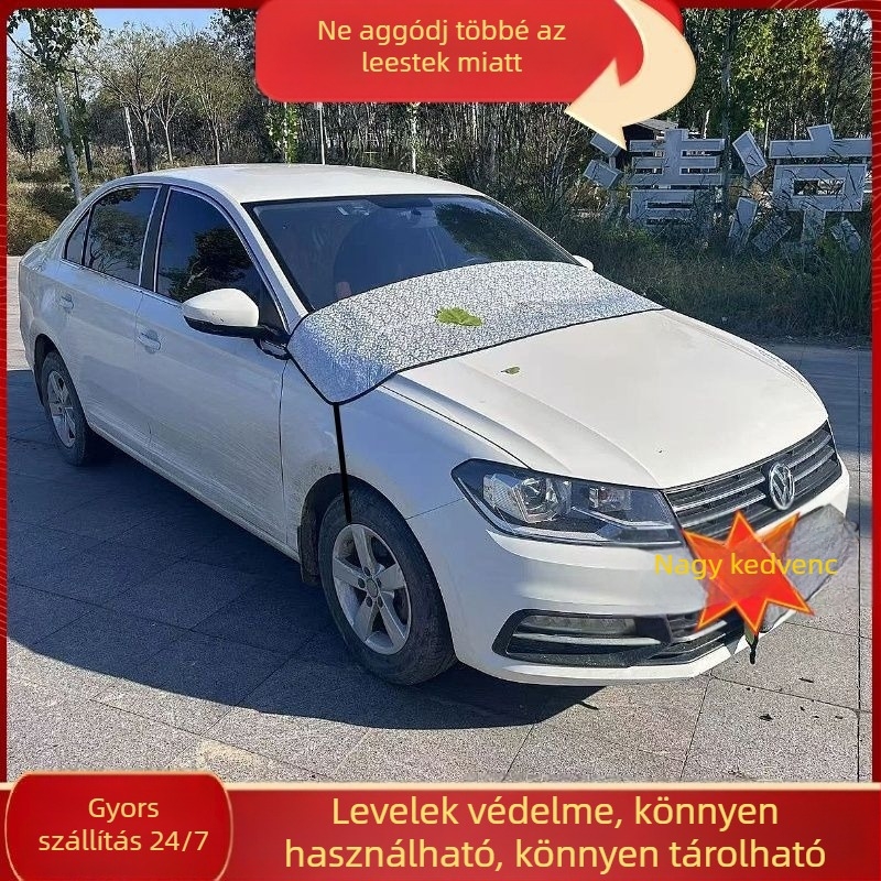 Autó előtti csatornát levélvédő mágneses porvédő - Félfedél (Mágneses rögzítés, előcsatorna, levélvédelem)