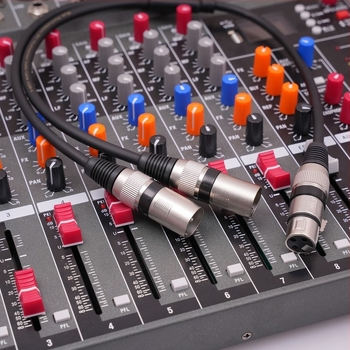 REXLIS XLR 1-2 kábel, dupla árnyékolás, réz vezető, nikkel bevonat, modell 2055YMMF-05