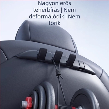 Hátsó ülés kampó belső tároló kiegészítő a Tesla Model Y-hez (2022–2024) – Snap-On, műanyag, oldalsó felszerelés