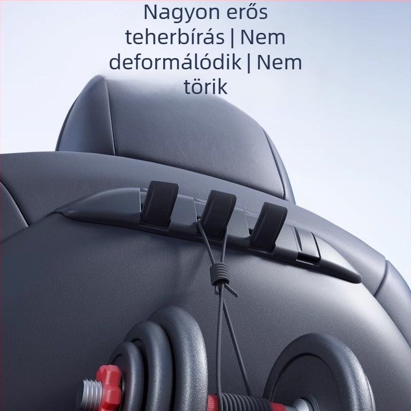 Hátsó ülés kampó belső tároló kiegészítő a Tesla Model Y-hez (2022–2024) – Snap-On, műanyag, oldalsó felszerelés