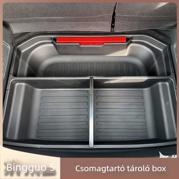 Csomagtartó tároló doboz fedéllel, ABS, lélegző, kompatibilis a Wuling Hongguanggal