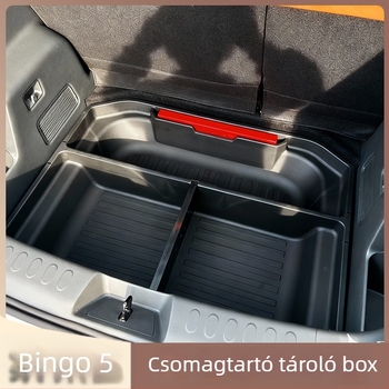 Csomagtartó tároló doboz fedéllel, ABS, lélegző, kompatibilis a Wuling Hongguanggal