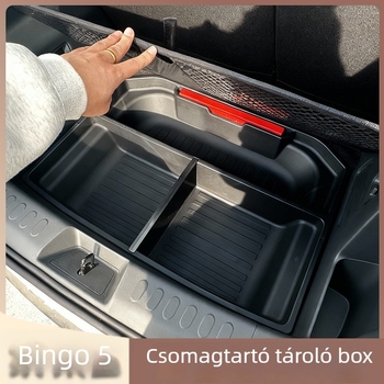 Csomagtartó tároló doboz fedéllel, ABS, lélegző, kompatibilis a Wuling Hongguanggal