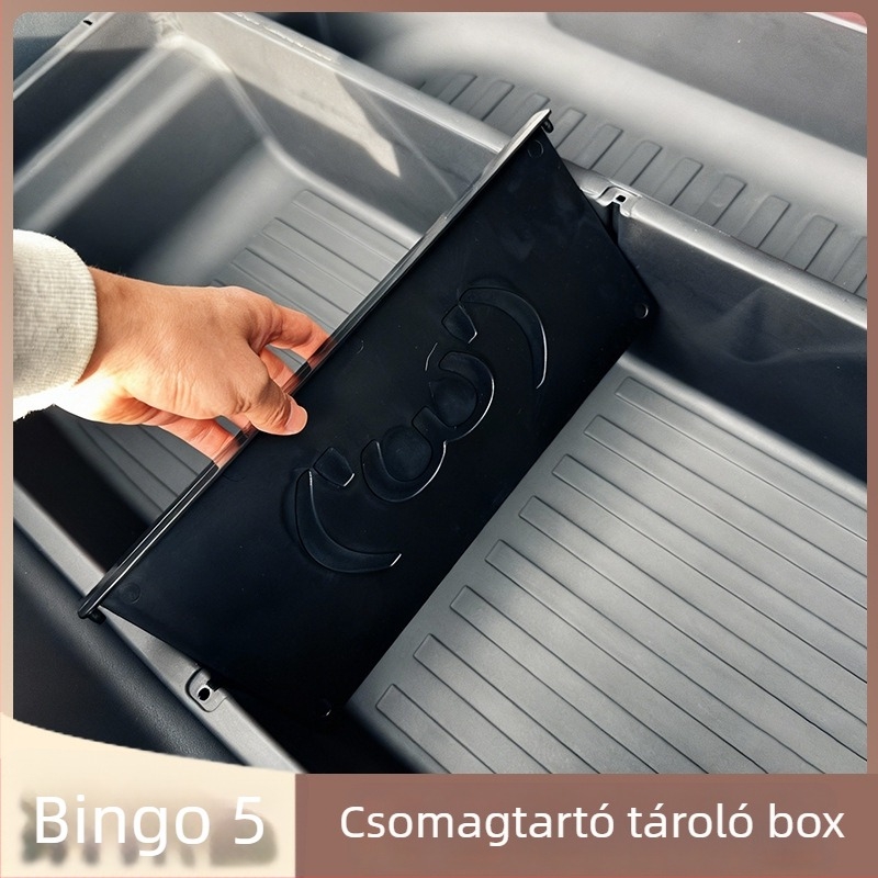Csomagtartó tároló doboz fedéllel, ABS, lélegző, kompatibilis a Wuling Hongguanggal