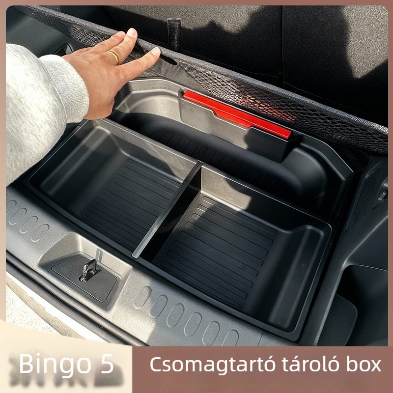 Csomagtartó tároló doboz fedéllel, ABS, lélegző, kompatibilis a Wuling Hongguanggal