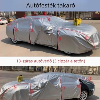 Autófesték maszkoló fedél, Oxford szövetből, újrahasználható, anti-sztatikus, SUV és sedan modellekhez