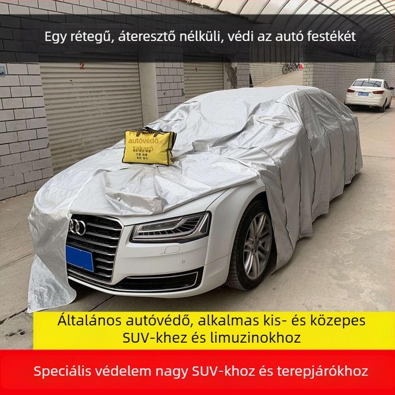 Autófesték maszkoló fedél, Oxford szövetből, újrahasználható, anti-sztatikus, SUV és sedan modellekhez