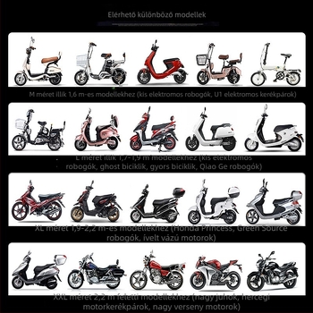 Huihong elektromos motorkerékpár védőhuzat - alumínium fólia, testreszabható, elektromos motorkerékpárokhoz illeszkedik