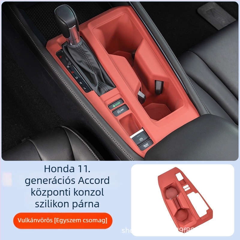 Honda Accord 11. generáció központi konzol szilikon sebességváltó panel védőpad integrált felemelő panellel